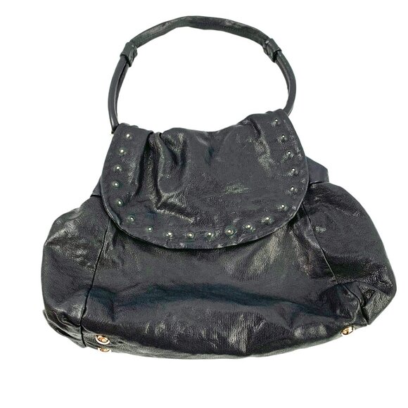 Tre Vero Top Frame‎ Leather Stud Accented Shoulder Bag - Picture 7 of 12